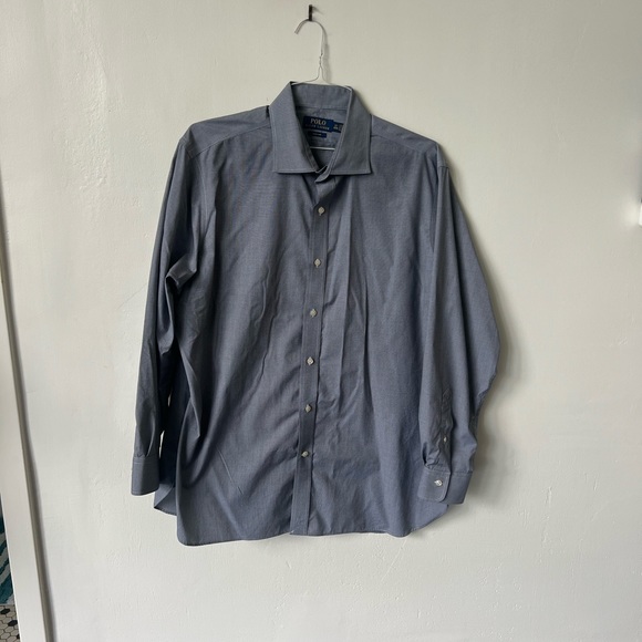 Ralph Lauren Polo Black and White long Sleeve Dress Shirt - Picture 2 of 5